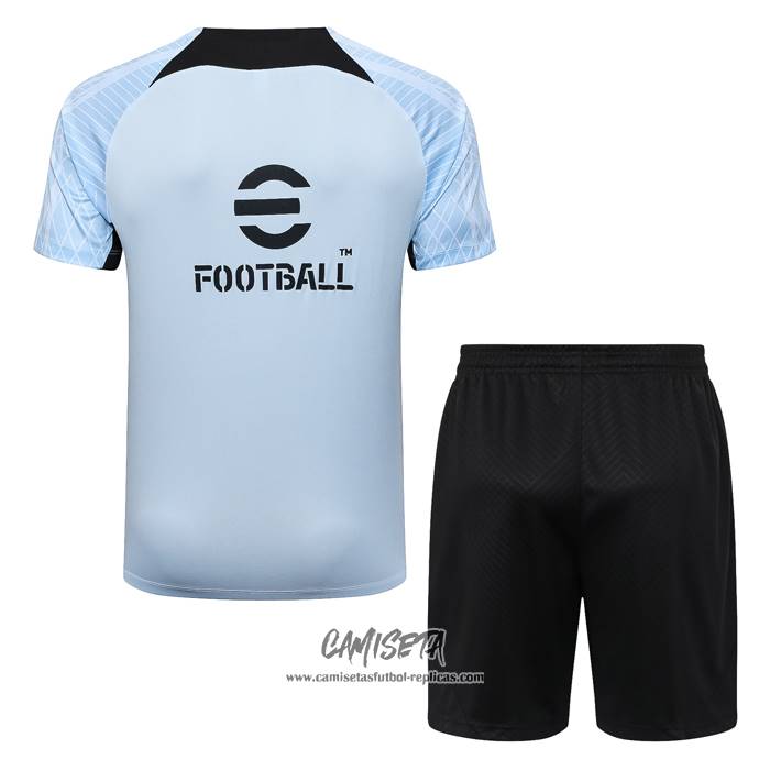Chandal del Inter Milan 2023-2024 Manga Corta Azul - Pantalon Corto